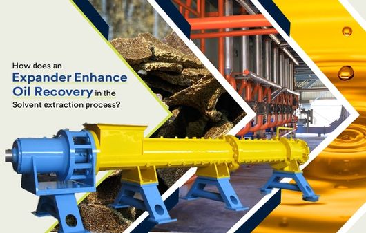 How Does an Expander Enhance Oil Recovery in the Solvent Extraction Process?