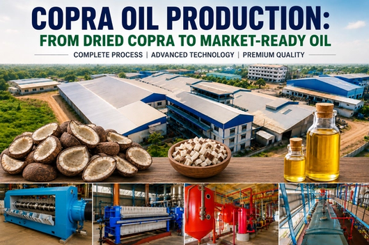 Copra Oil Production: From Dried Copra to Market-Ready Oil