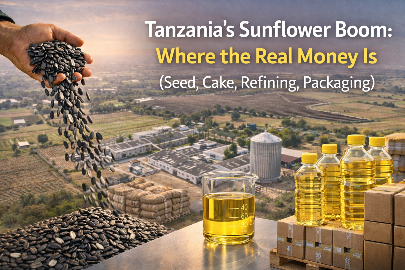 Tanzania’s Sunflower Boom: Where the Real Money Is (Seed, Cake, Refining, Packaging)