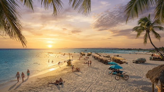 Playa El Yaque, Nueva Esparta, Venezuela