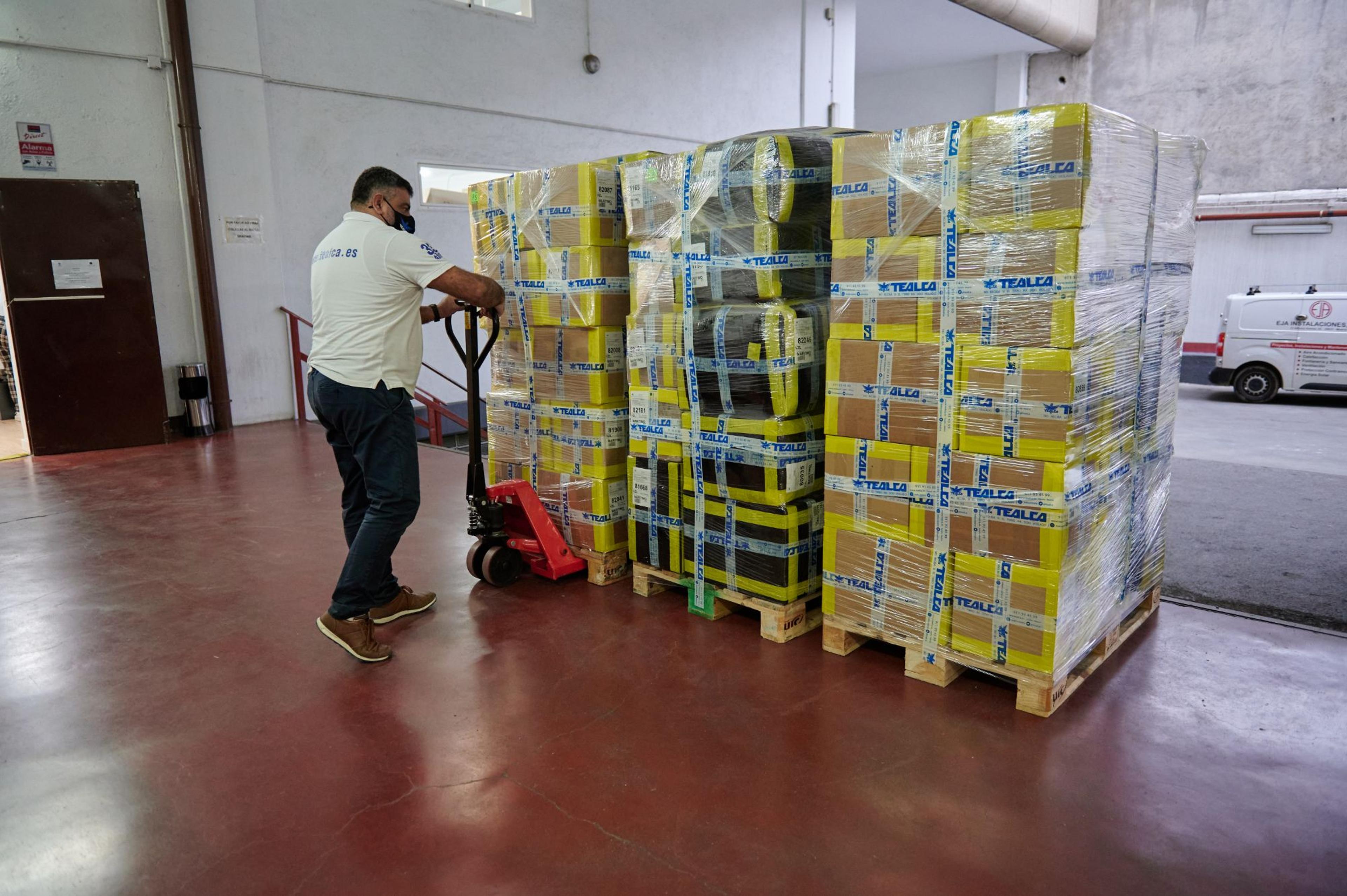 Madrid, Spain — TEALCA Spain warehouse