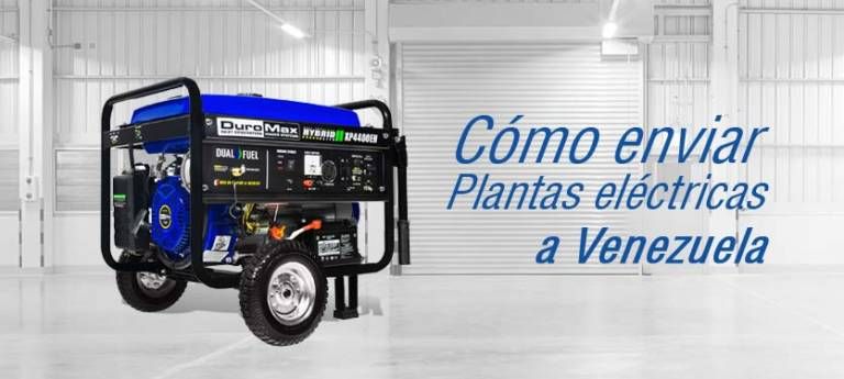Cómo enviar plantas eléctricas a Venezuela