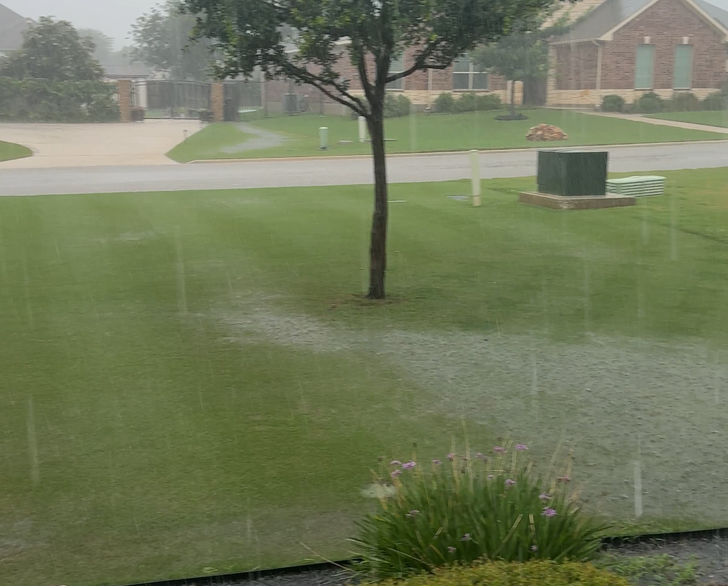 heavy rain