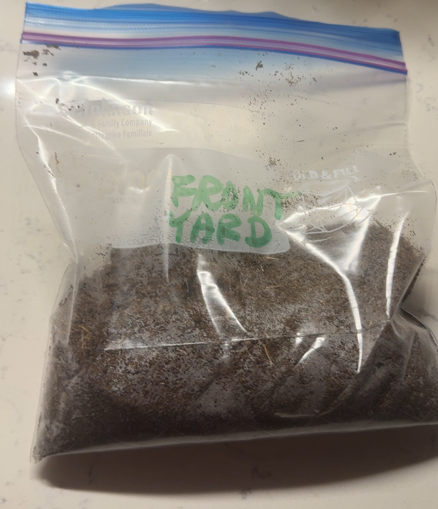 soil test sample
