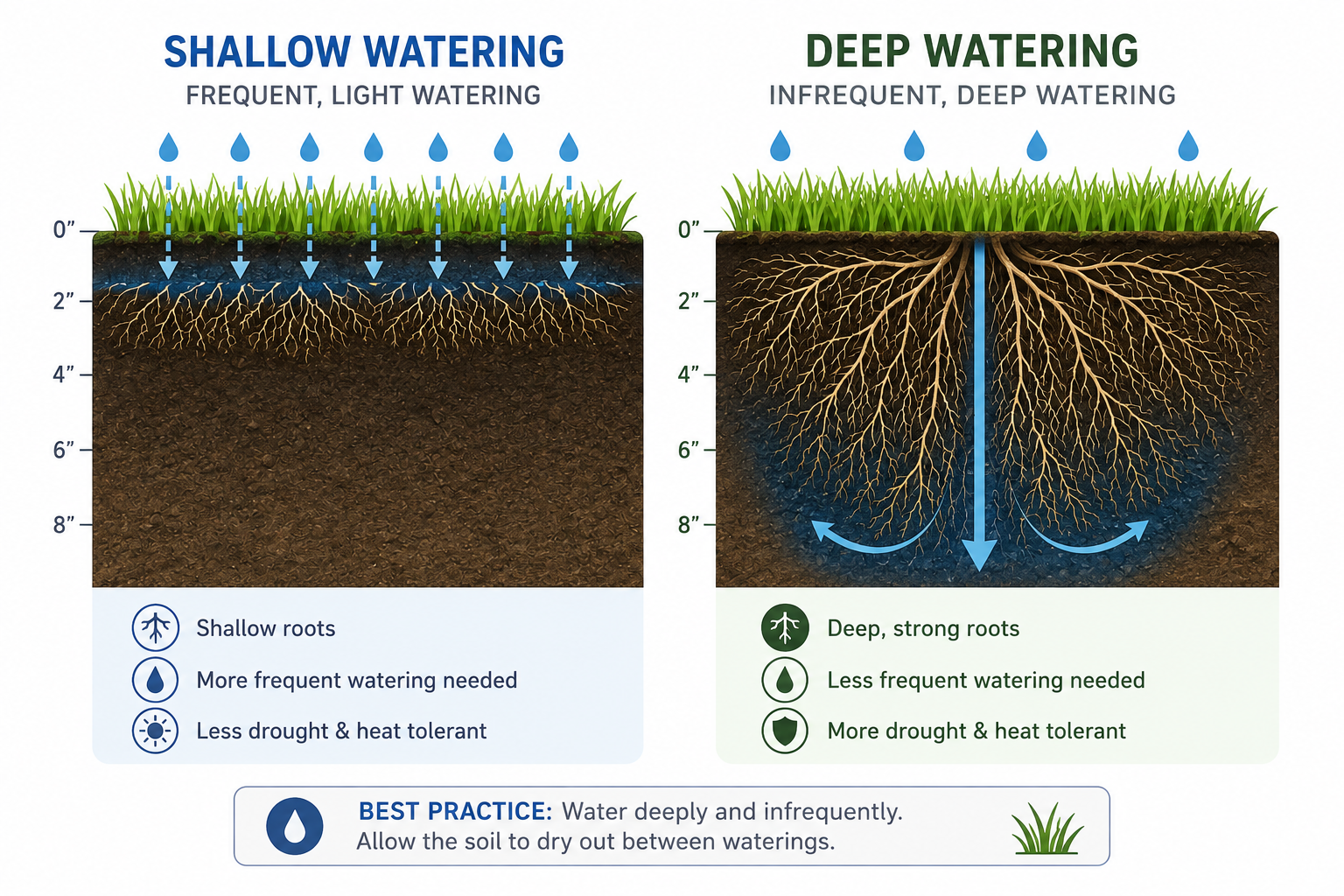 Deep versus shallow