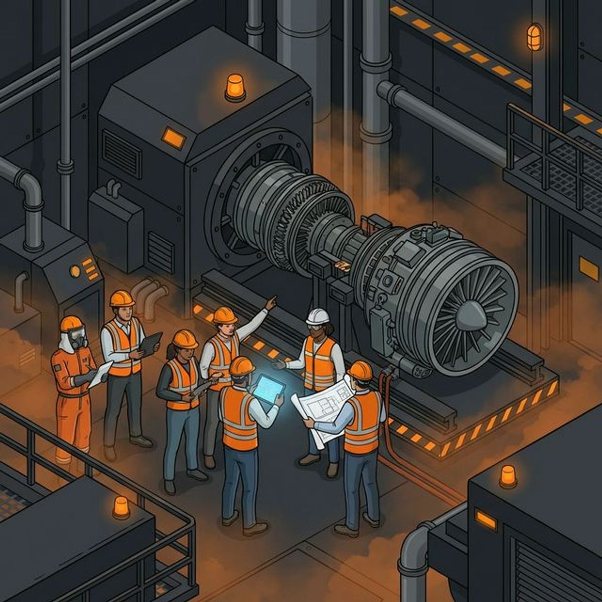 Ilustrasi Dukungan Perbaikan & Instalasi