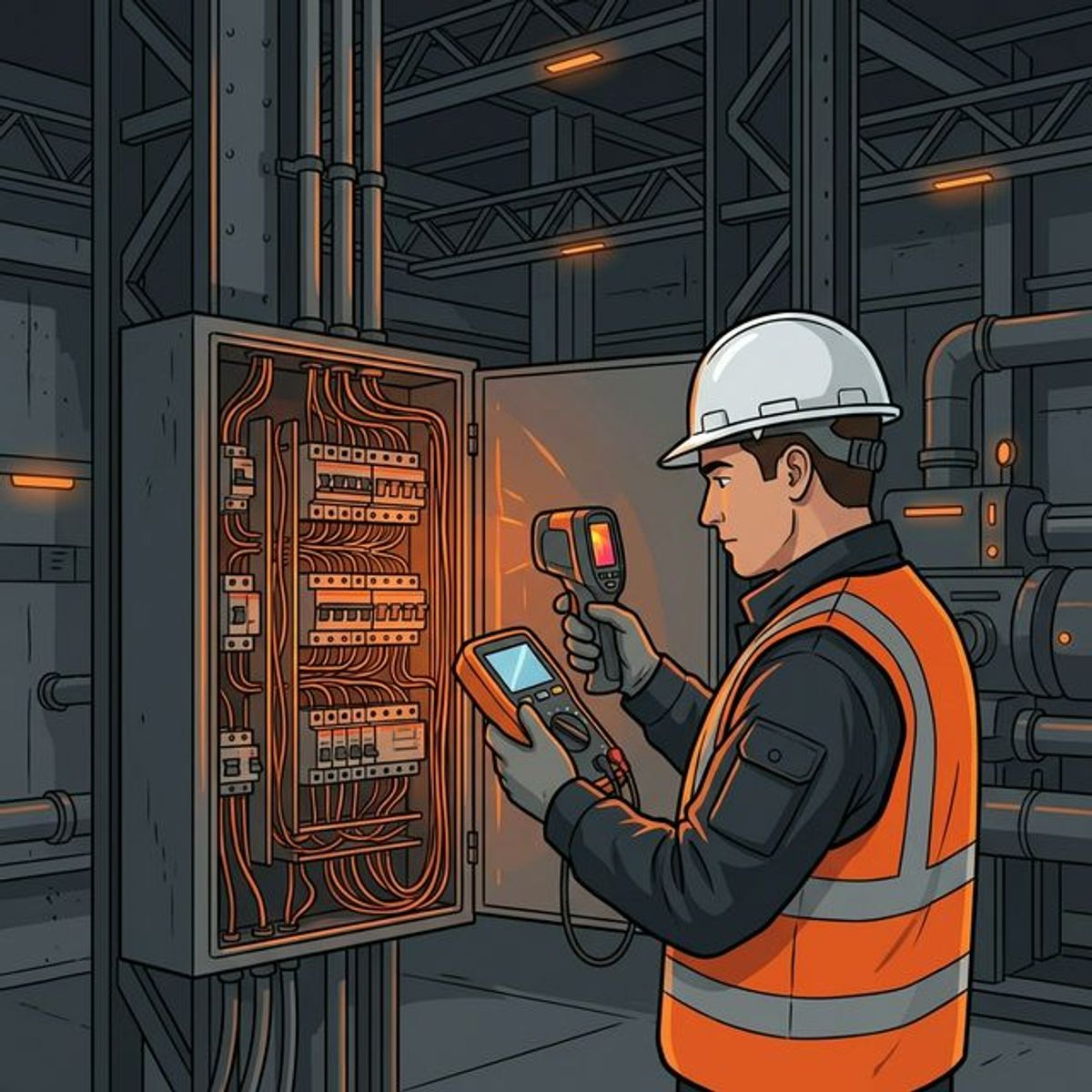 Ilustrasi Riksa Uji Instalasi Listrik & Penyalur Petir