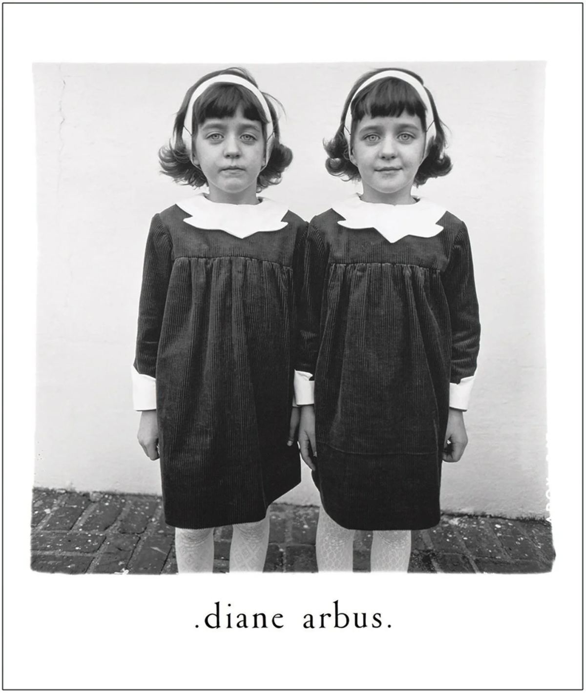 Cover of Diane Arbus, featuring a black-and-white portrait of twin girls
