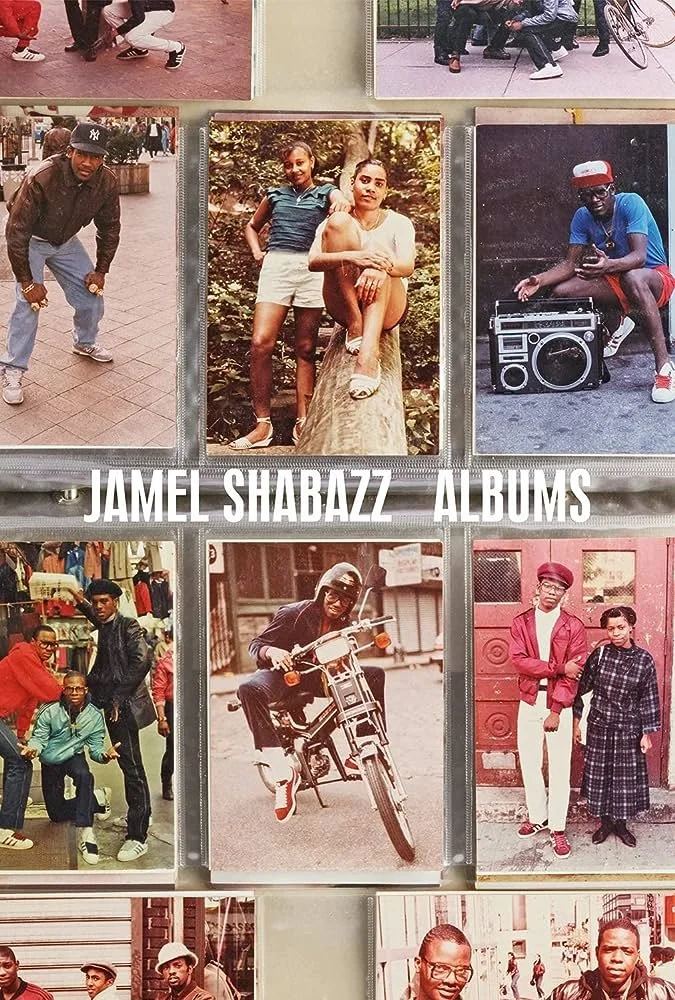 Cover of Jamel Shabazz: Albums, featuring a grid of street portraits