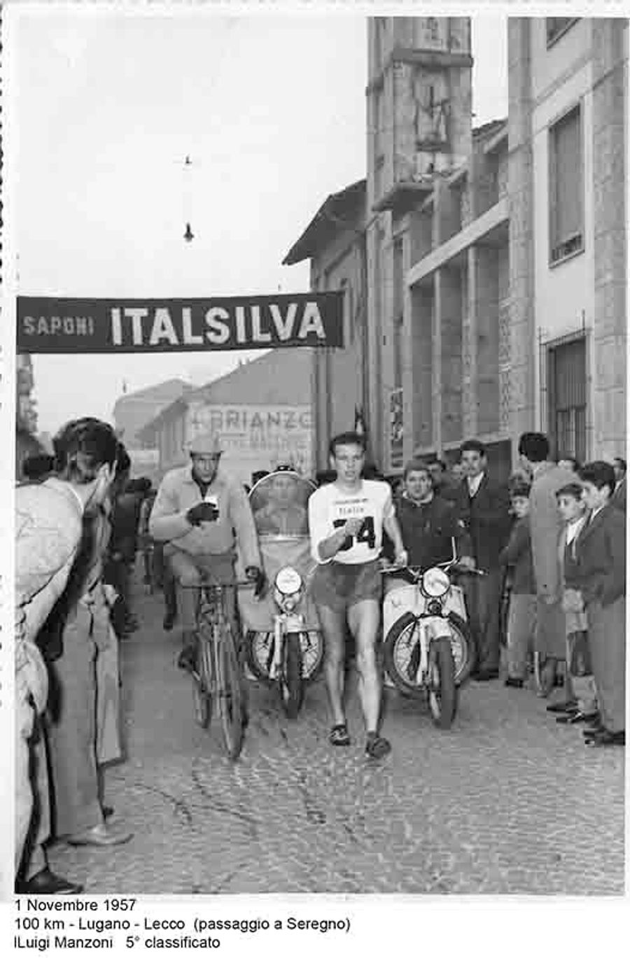 1957, la 100 km Lugano–Lecco