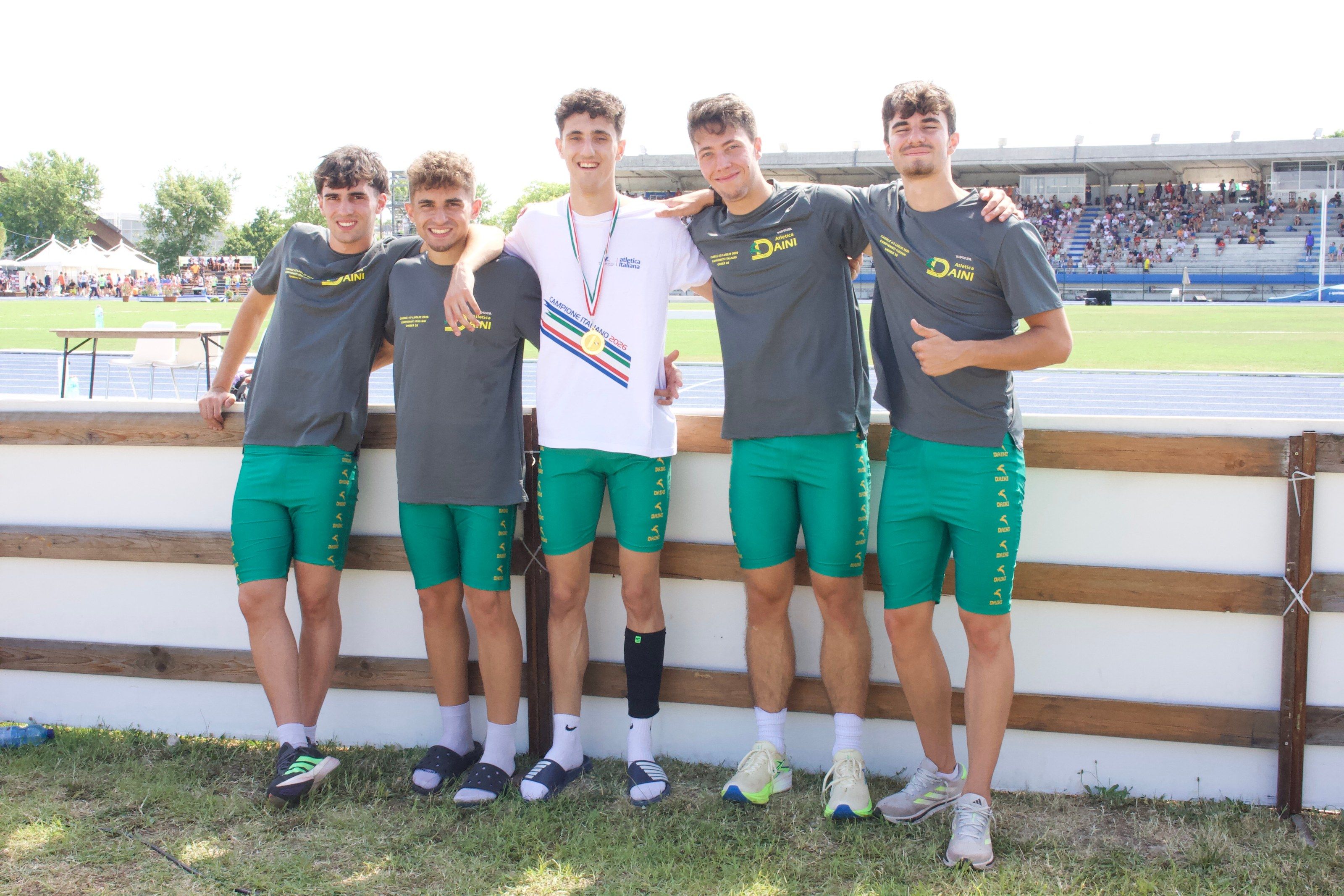 La staffetta 4x400 dei Daini ai Campionati Italiani Under 20 di Caorle 2026