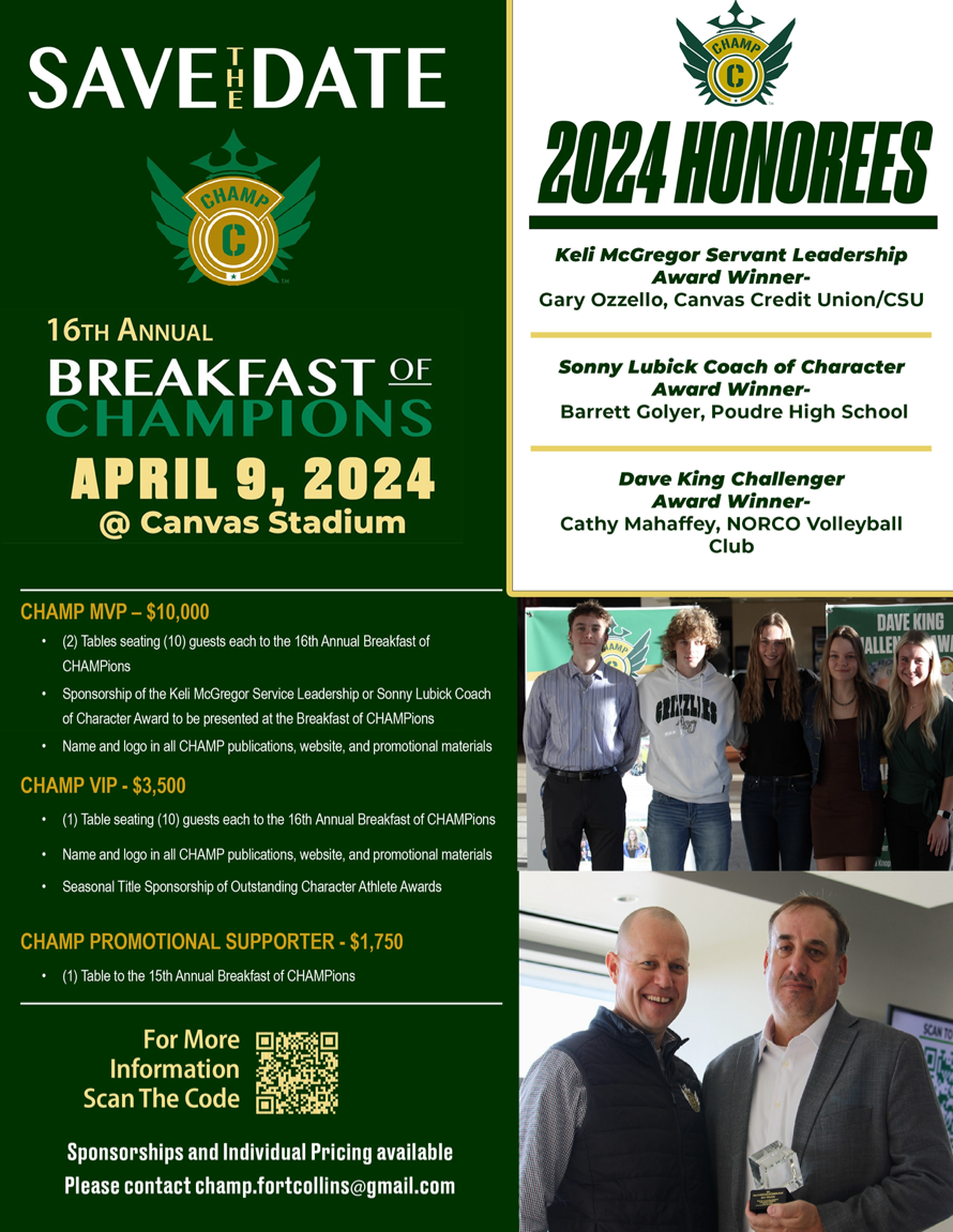 16th Annual Breakfast of CHAMPions 