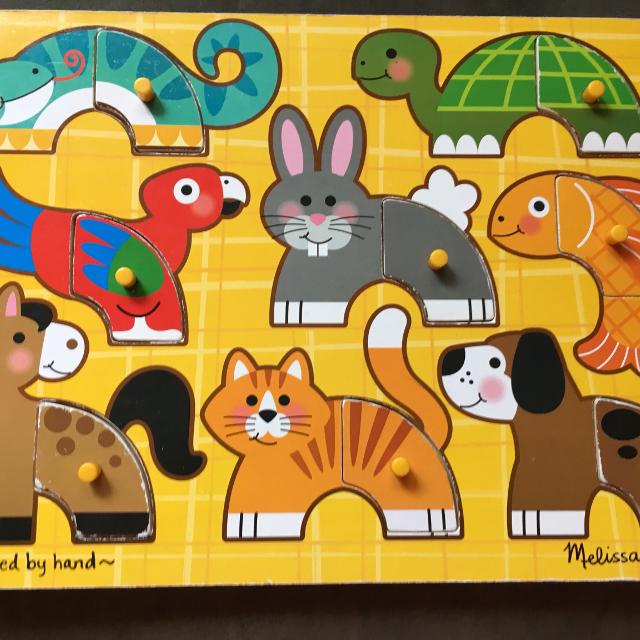 Melissa and Doug Pets Mix 'n Match Puzzle
