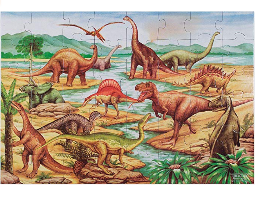 melissa and doug 60 piece dino puzzle