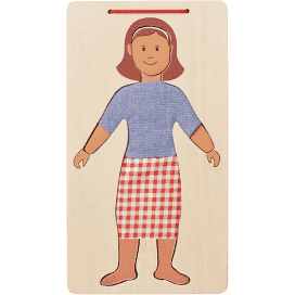 Discovery Toys Fashionate Dress Up Puzzle Doll