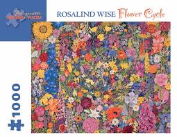 Rosalind Wise Flower Circle 1000 Piece Jigsaw Puzzle