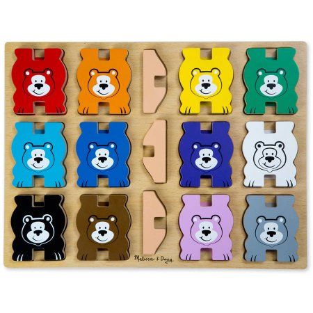 Melissa & Doug Stacking Chunky Puzzle Bears