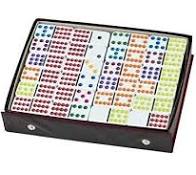 Double 12 Color Dot Dominoes