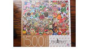 Vintage Seed Package Collage Puzzle