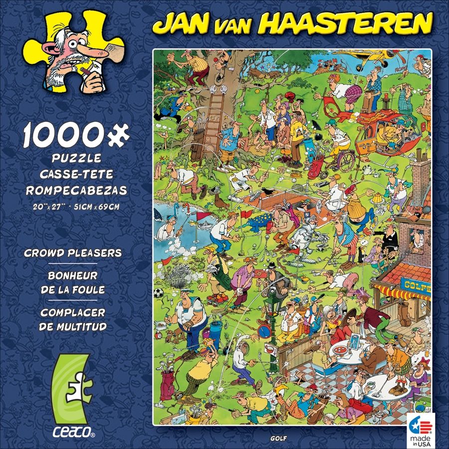 1000pc Puzzle - Crowdeasers - Golf