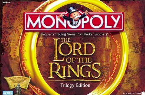 Monopoly Lord of The Rings Trilogy Edition