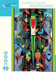 Charley Harper 1000 Piece Monteverde Cloud Puzzle