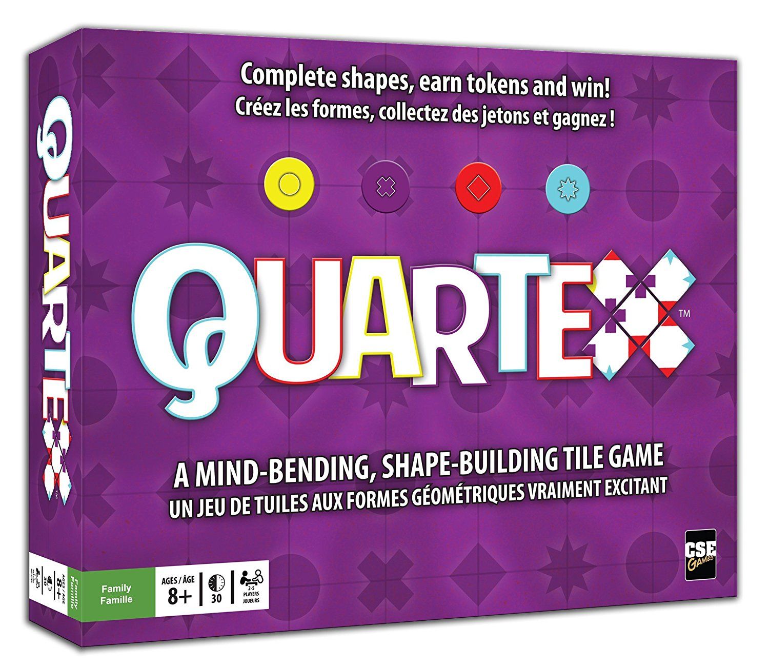 Quartex - mind bending, shape building tile game