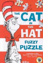 Cat in the Hat Fuzzy Puzzle