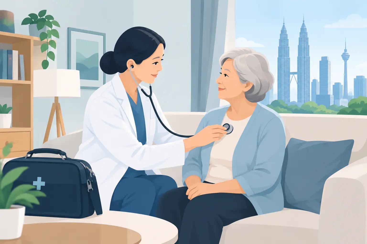 Doctor house calls Kuala Lumpur families can arrange for acute illness, recovery, and ongoing care, with clear assessment, timing, and fees clear upfront.