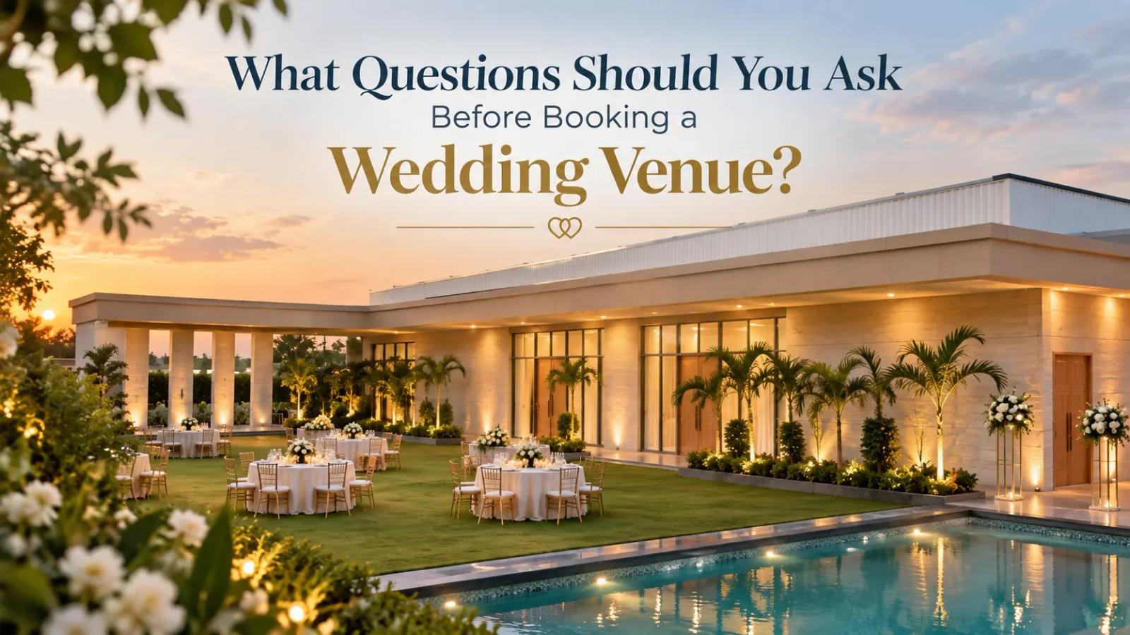 What Questions Should You Ask Before Booking a Wedding Venue?