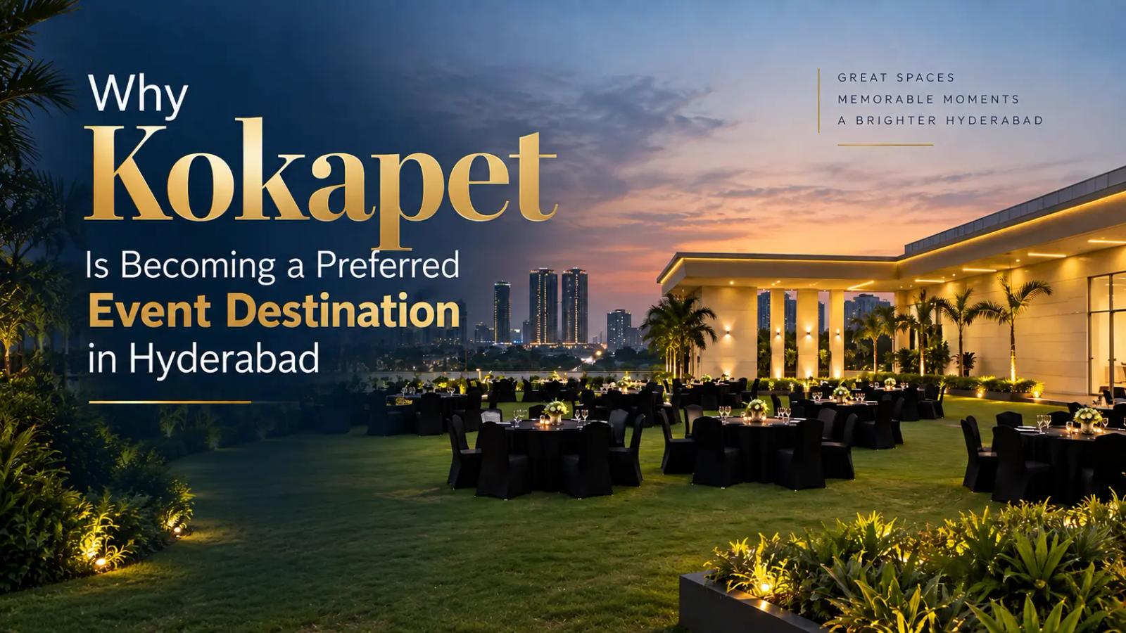 Why Kokapet Is Becoming a Preferred Event Destination in Hyderabad