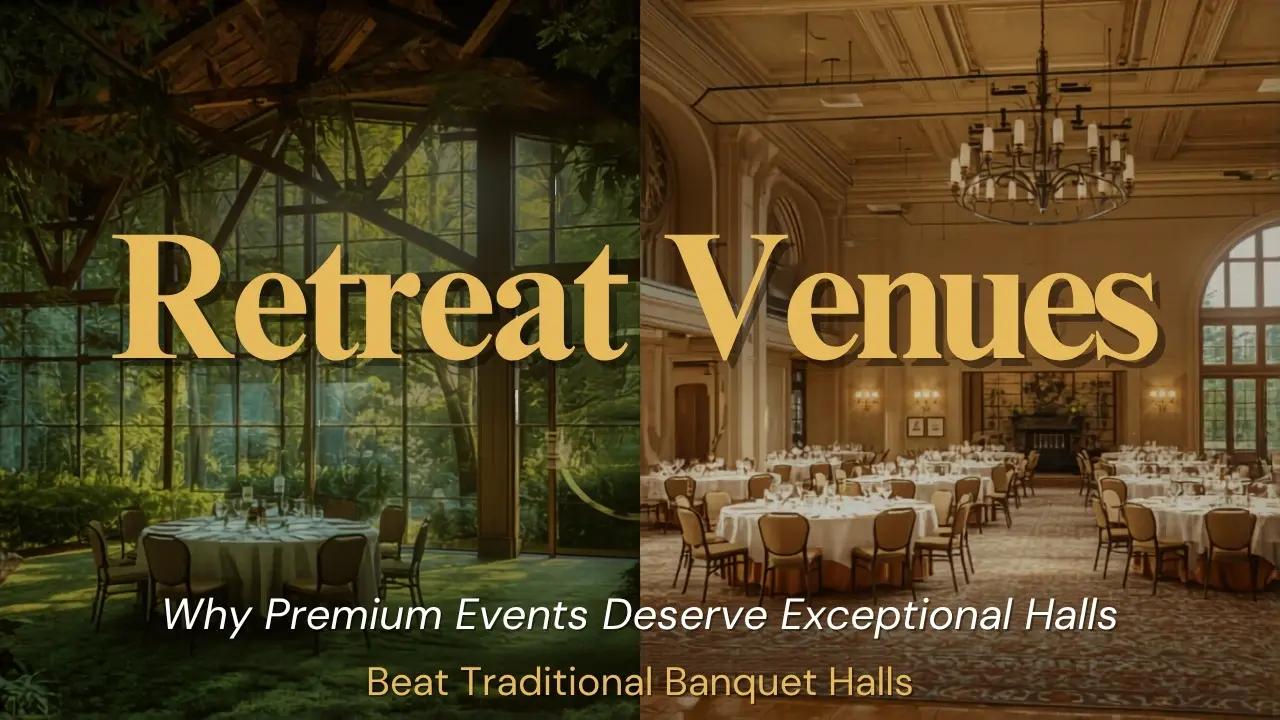 Why Retreat Venues Are Better Than Traditional Banquet Halls for Premium Events
