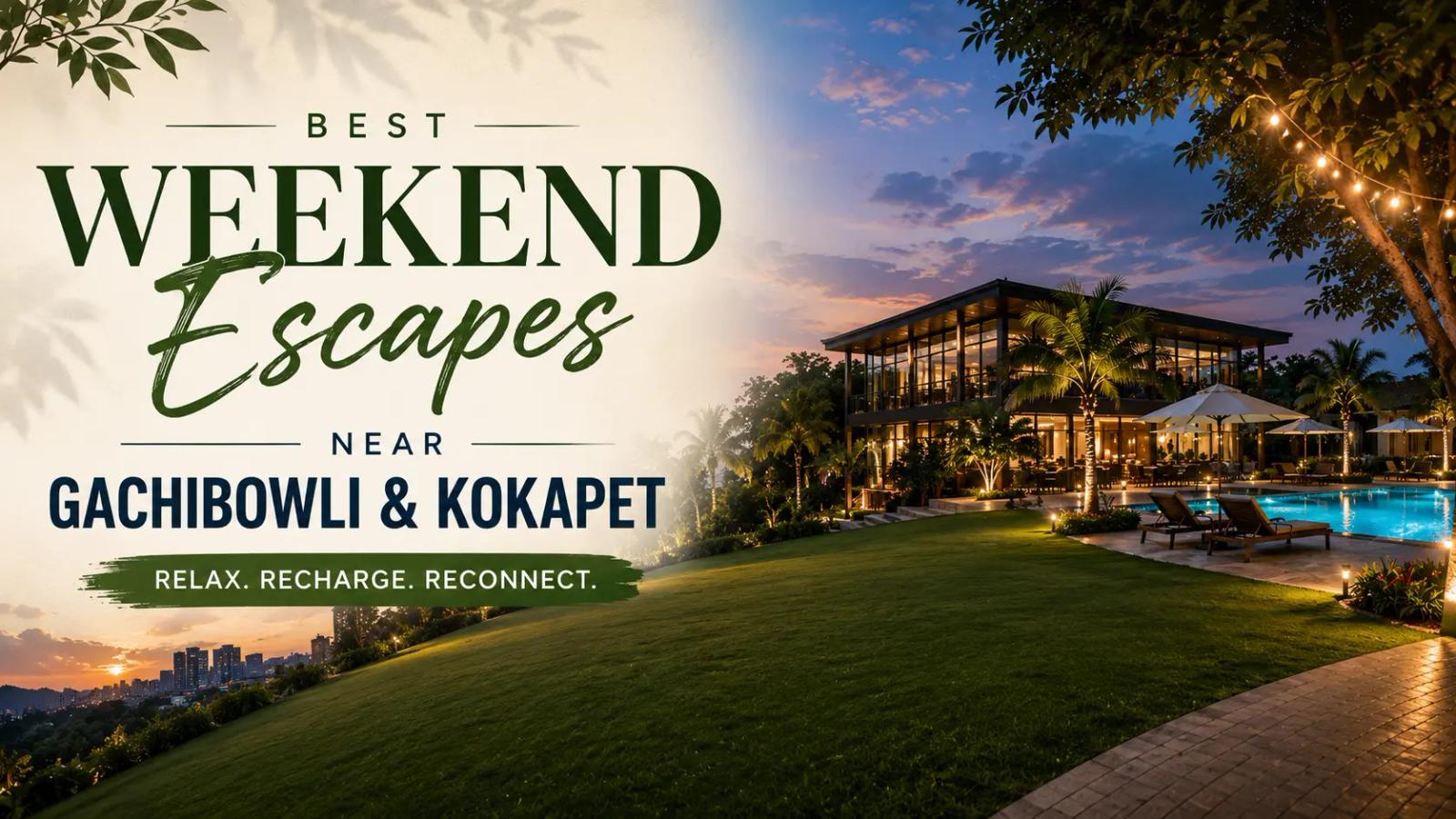 Weekend Escapes Near Gachibowli and Kokapet