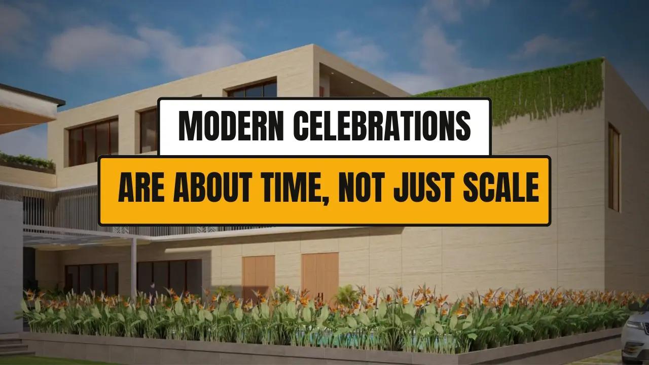 Modern Celebrations Are About Time, Not Just Scale