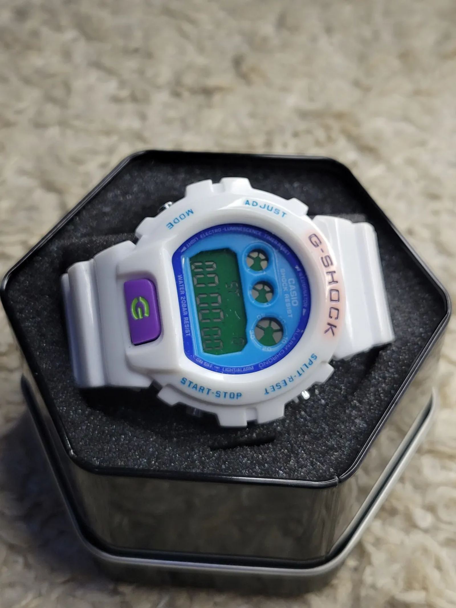 White Digital Sport Watch · Prism