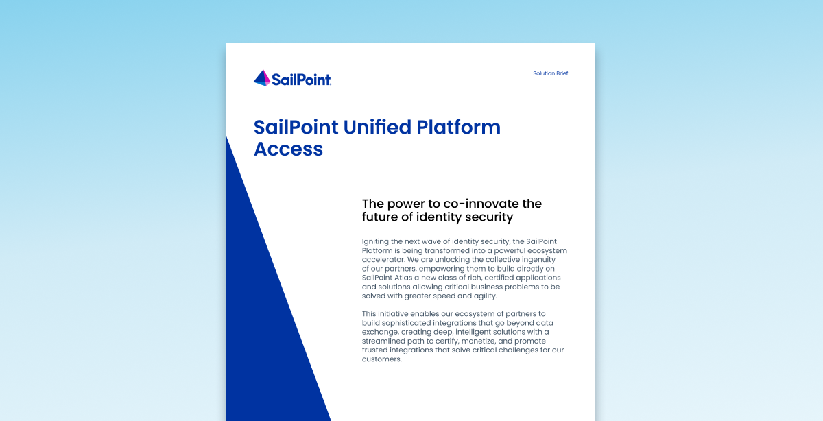 Unified Platform Access resource thumbnail with abstract wave design