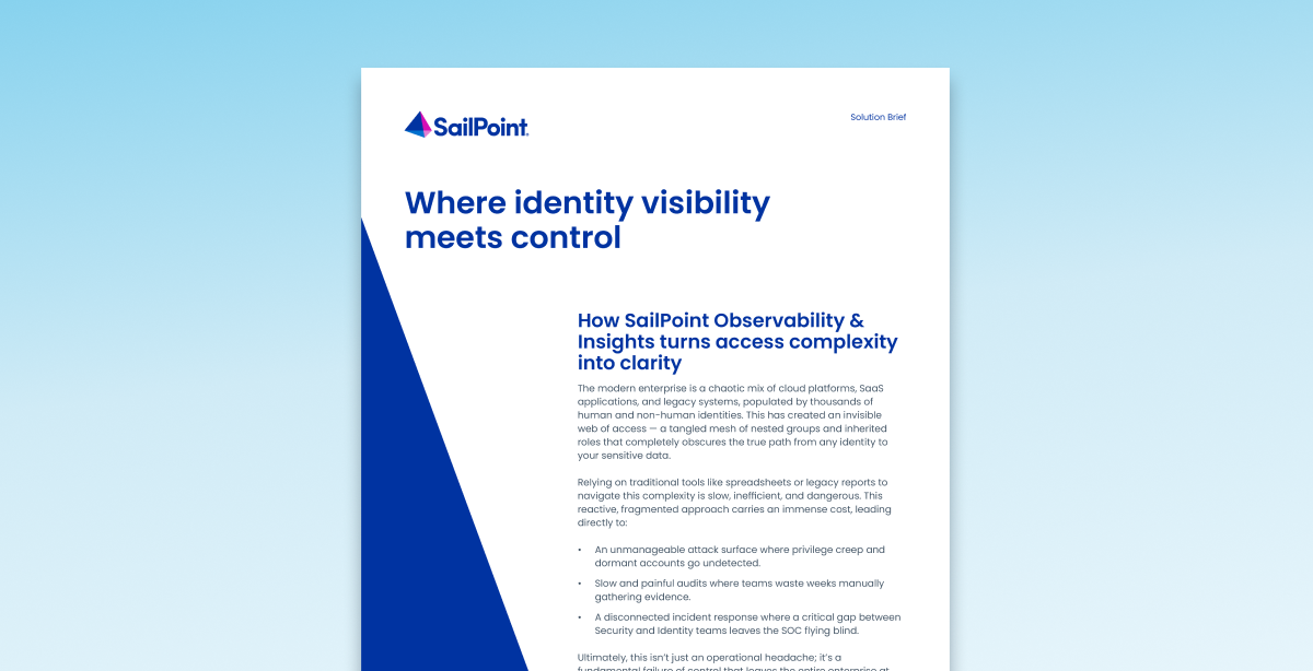 Where identity visibility meets control cover image