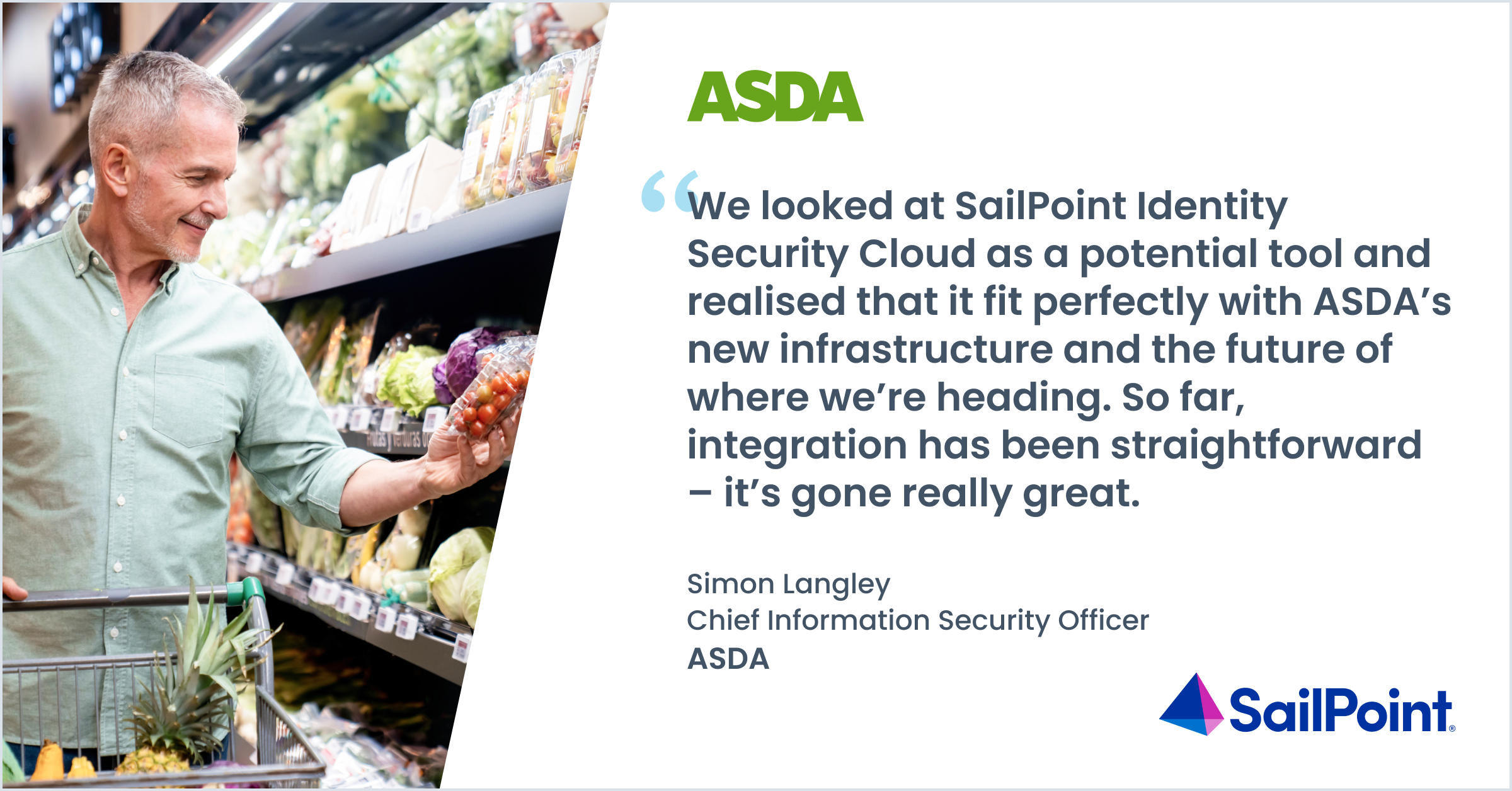 ASDA rebuilds UK-wide identity security | SailPoint
