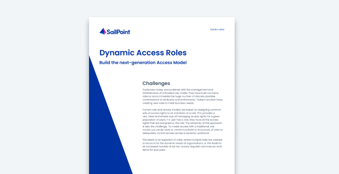 Dynamic Access Roles