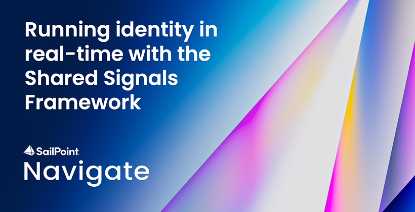 Navigate session thumbnail for Running identity in real-time with the Shared Signals Framework