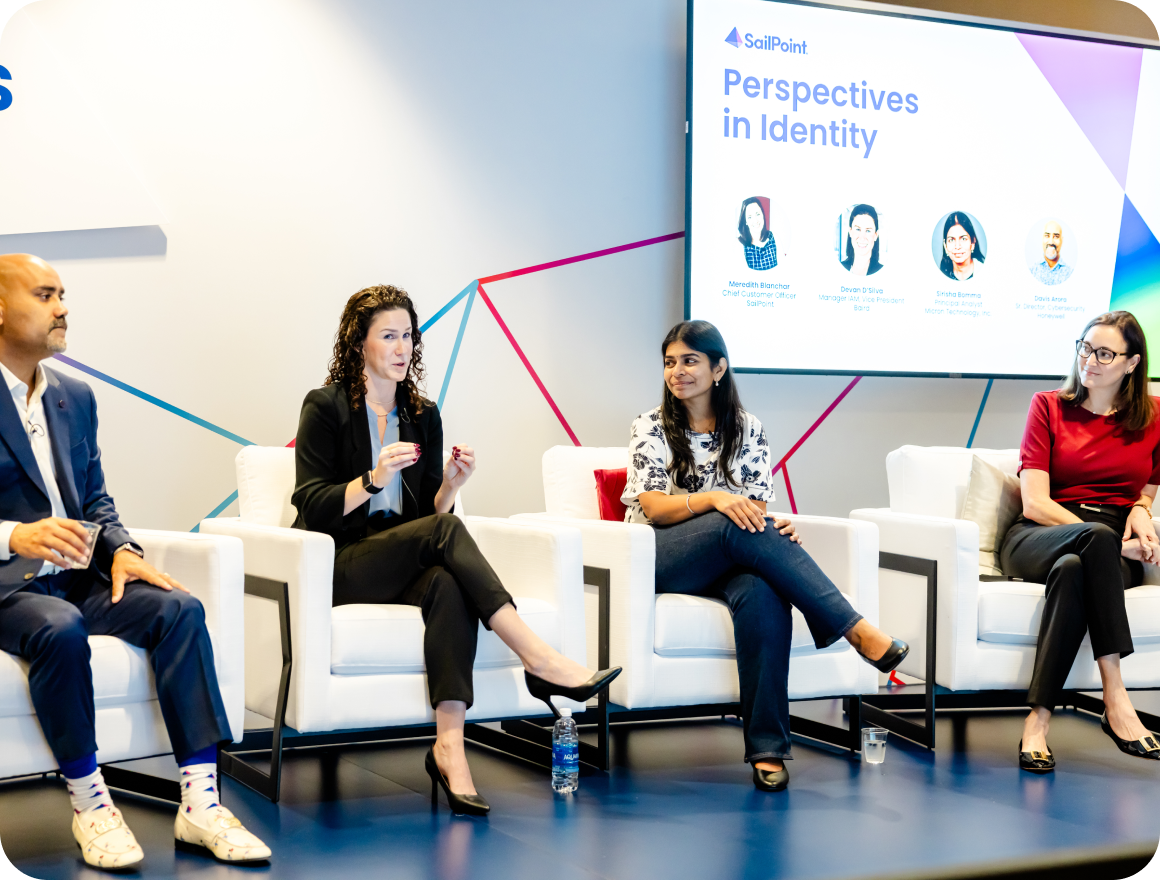 women at a panel