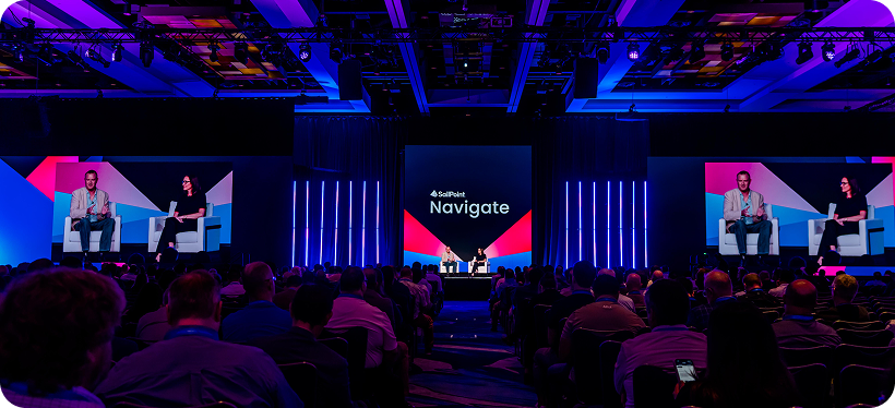 View of a stage and Navigate conference