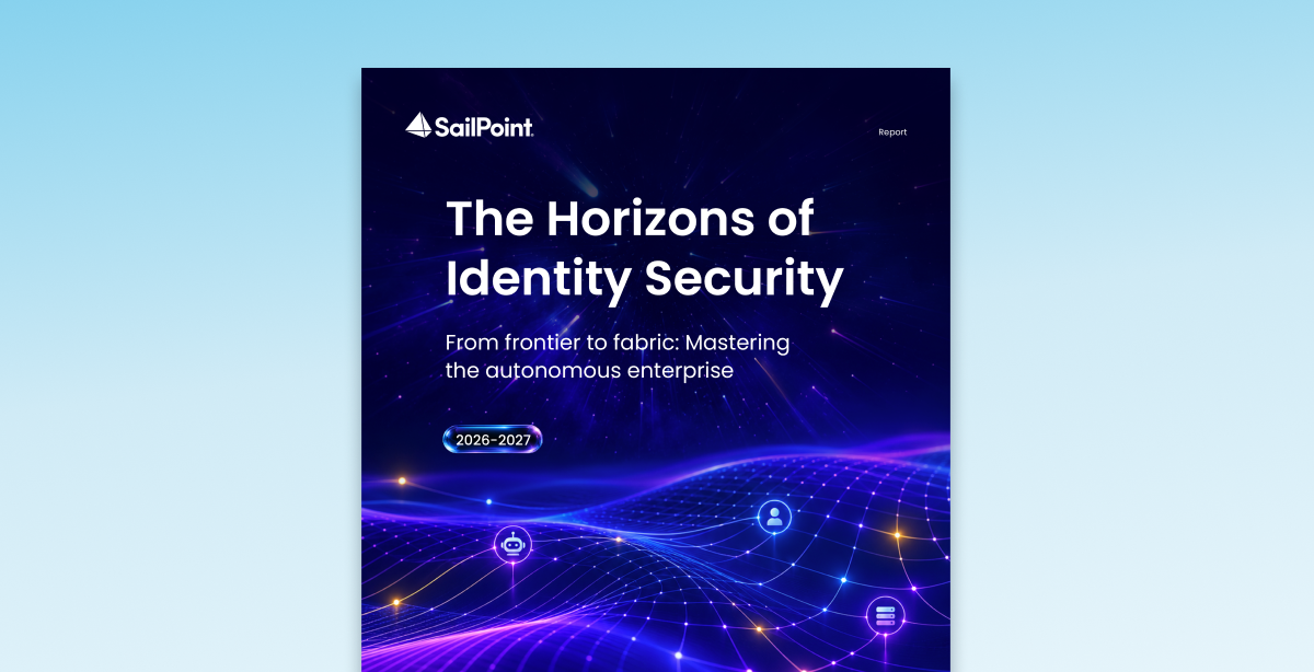 Horizons of Identity Security 2026–2027 report cover