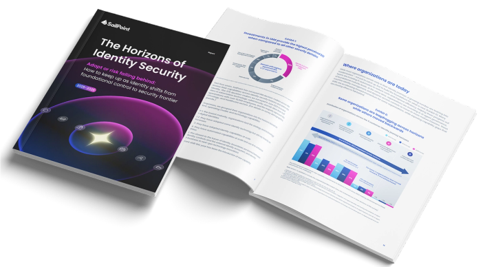 SailPoint Horizons of Identity Security 2025–2026 report with charts and insights.