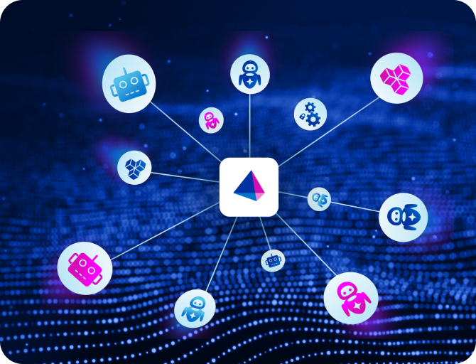 Agentic Fabric connecting and securing AI agents