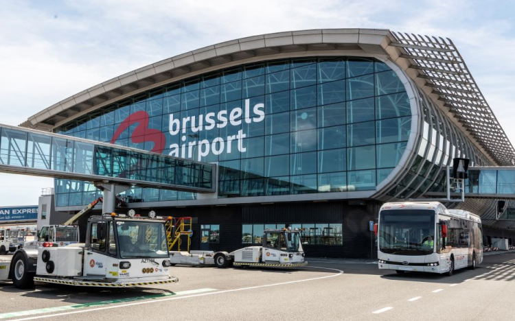 Brussels Airport terminal exterior
