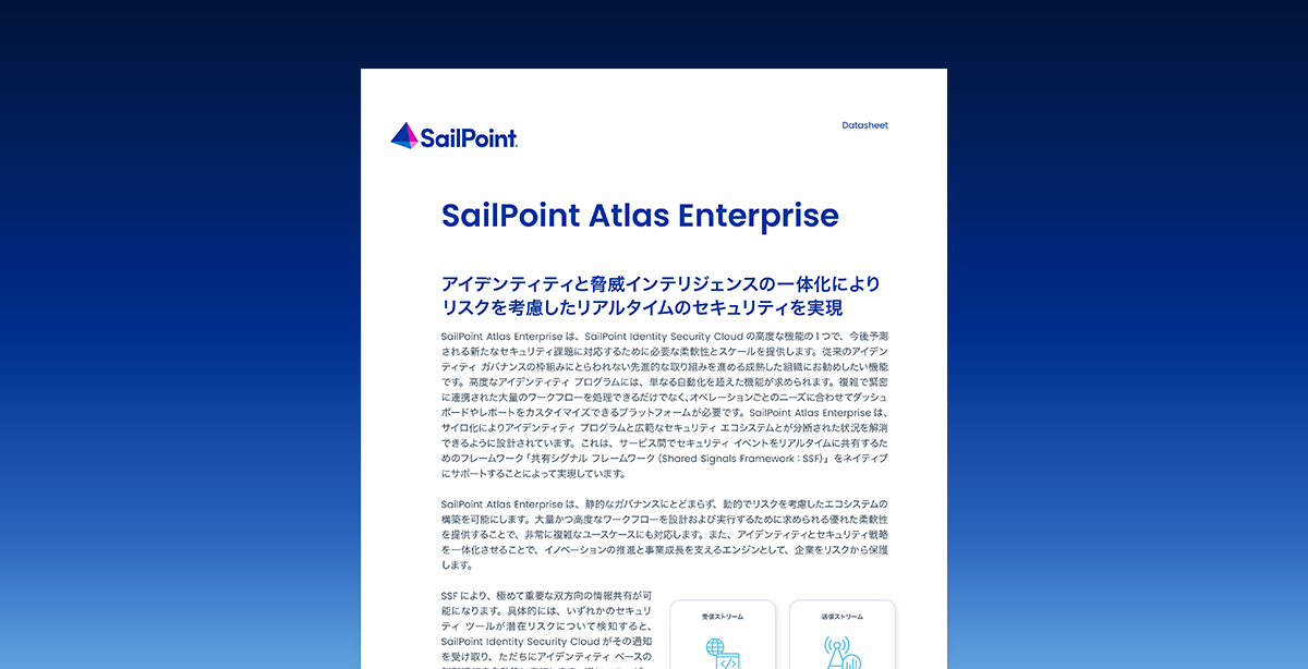 SailPoint Atlas Enterprise