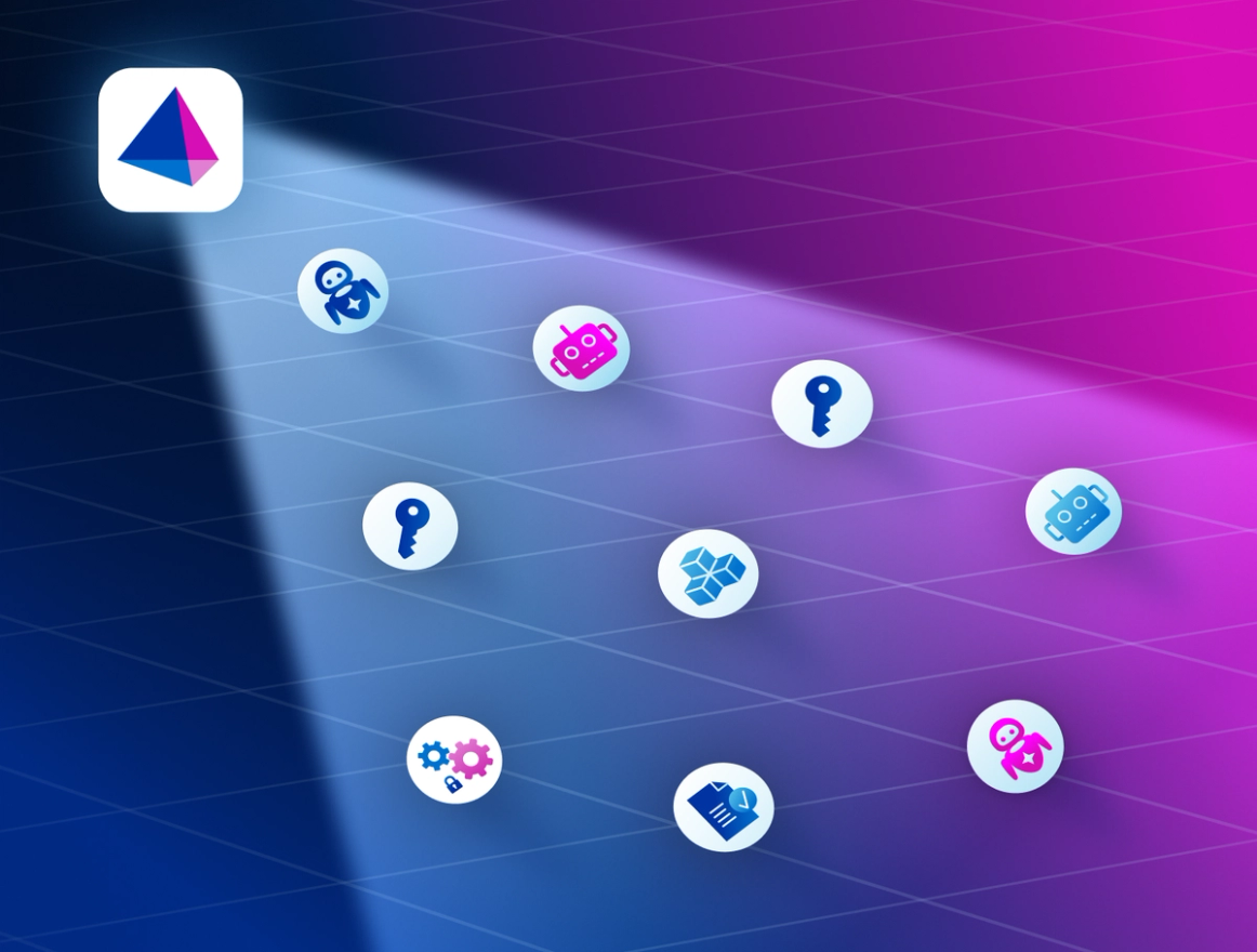 Illustration of discovering hidden non-human identities across a digital ecosystem