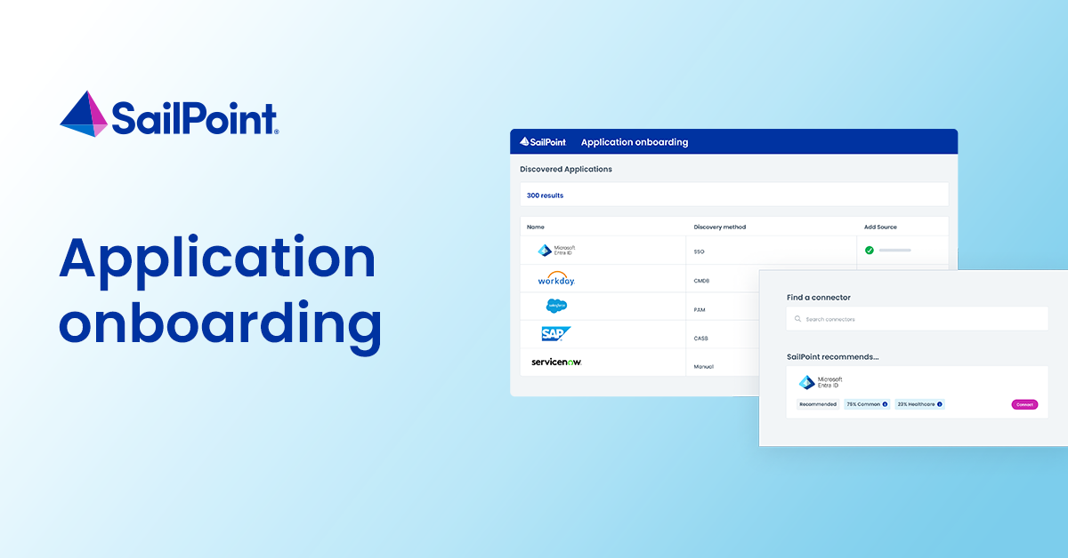 Onboarding Application Module Application onboarding - Connectivity | SailPoint