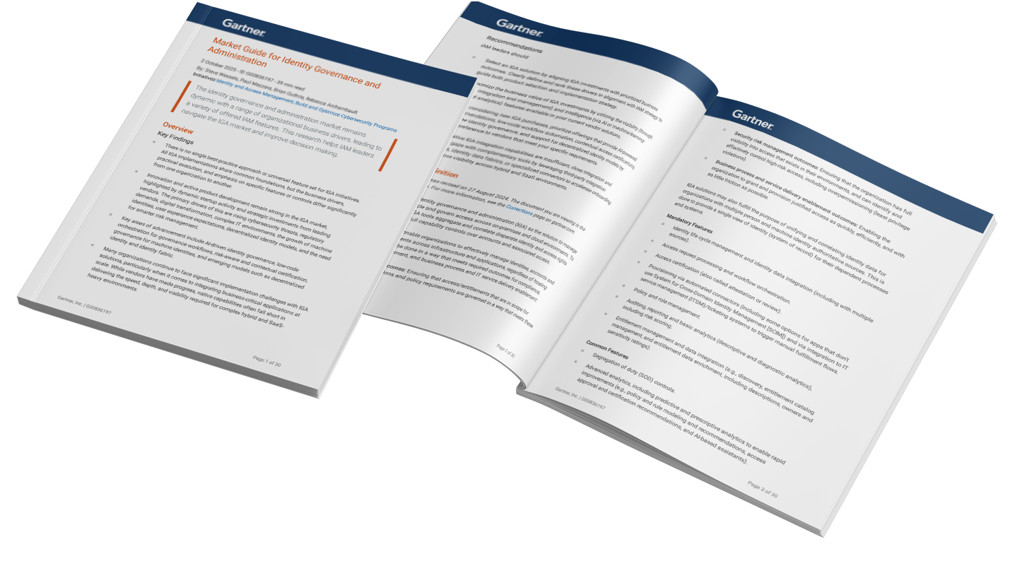Preview image for 2025 Gartner Market Guide for Identity Governance and Administration